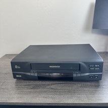 Magnavox VCR VRU262 AT01 Videocassette Recorder VHS Player no Remote - T... - $26.44