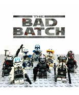 8pcs Star Wars The Bad Batch Clone Force 99 Commander Cody Rex Jesse Min... - £13.47 GBP