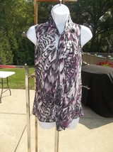 Nwot Bar 111 Purple Tie Blouse M - $14.99