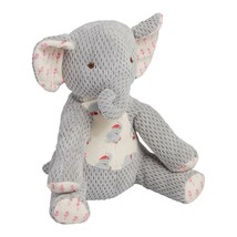 Floral And Gray Corduroy Plush Elephant - £12.93 GBP