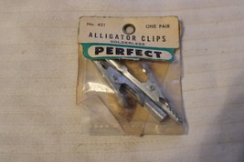 HO Scale Perfect Parts Co., Pack of 2 Metal Alligator Clips, Silver, #451 - $12.00