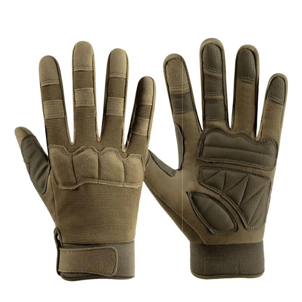Outdoor Sports Tactical Gloves Protective Army Full Finger Mittens Touchscreen - £13.15 GBP