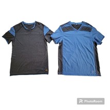 Sou Escuadra Mens Medium T-Shirt Set X2 Blue Gray V Neck Brazil Kangaroo NY - $19.79