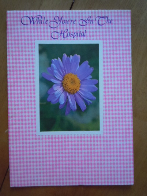 Vintage Daisy While You&#39;re In The Hospital Greeting Card by Pleasant Tho... - $1.99