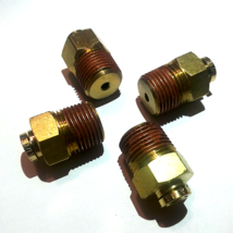 Brass Fittings DOT PUSH CONNECT MALE CONNECTOR 1/4&quot;tubeX3/8&quot;NPT BRASS-US... - £20.55 GBP