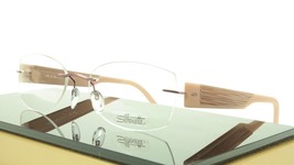 Silhouette Eyeglasses 4483 40 6052 Titanium Plastic Beige Austria Made 51-17-130 - $149.52