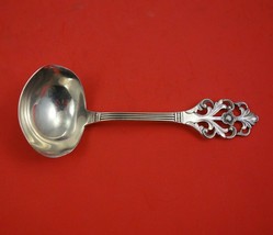 Viking Rose by Th. Marthinsen Norwegian .830 Silver Sauce Ladle 5 1/4&quot; Serving - £62.53 GBP