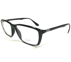 Ray-Ban Brille Rahmen RB7018 5206 LITEFORCE Poliert Schwarz 57-16-145 - £58.53 GBP