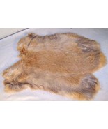 6 NATURAL BROWN GENUINE RABBIT SKIN  hide fur pelt craft skins bunny BUL... - $35.10