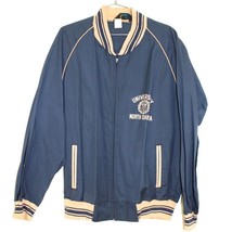 Vtg Retro Champion Products Jacket Blue Talon Zipper University ND Rare ... - $133.65