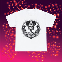 Regal Old Woman with Tiara and Crown unisex heavy cotton tshirt - £12.51 GBP+