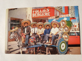 Vintage Postcard - Tijuana Mexico Donkey Tourist Photo stop 1960s -Maker Unknown - £11.94 GBP