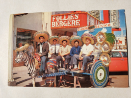 Vintage Postcard - Tijuana Mexico Donkey Tourist Photo stop 1960s -Maker Unknown - £11.20 GBP