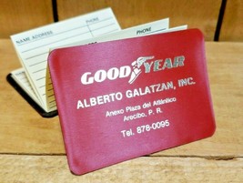 GOODYEAR Tires Blimp Advertising Memorabilia Magnetic Address Book 3.5&quot; ... - £23.79 GBP