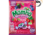12 Bags | Storck Mamba BerryTasty Assorted Flavor Fruit Chews | 3.52oz - £22.63 GBP
