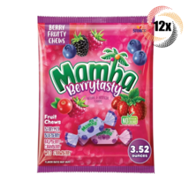12 Bags | Storck Mamba BerryTasty Assorted Flavor Fruit Chews | 3.52oz - £22.68 GBP