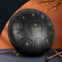 Steel Tongue Drum-10 Inch 11 Notes Kmise Handpan Drum Kit Tank Drum Percussion - $64.92