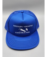 Western Versatile Construction Trucker Hat Adjustable Mesh Cap Hat Size ... - £18.88 GBP