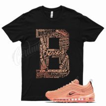 Black BLESSED T Shirt for N Air Max 97 Los Angeles City Special Orange LA - £20.49 GBP+