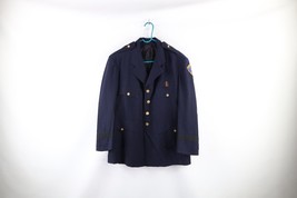 Vintage 60s Mens 42R Distressed Perth Amboy Police Uniform Jacket Coat W... - £235.32 GBP