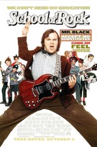 School of Rock Movie Poster 2003 - Jack Black - 11x17 Inches | NEW USA - £12.54 GBP