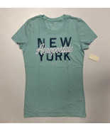 NWT Aeropostale Women’s Short Sleeve Aquamarine Graphic T-shirt size M - £10.95 GBP
