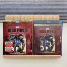 Iron Man 3 (Blu-ray/DVD, 2013, 3-Disc Set) No Digital Codes With Slipcover New - £13.05 GBP