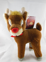 Vintage Rudolph The Red Nose Reindeer by Applause Mint With Tags 10" - $10.60