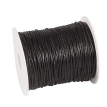100 Yards 1.5Mm Waxed Cotton Cord Macrame Bracelet Necklace Jewelry Making Waxed - £14.17 GBP