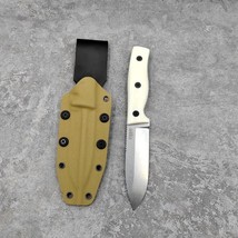 Full Tag Fixed Blade Knife Outdoor Camping Hiking Hunting Knives With K-... - £94.51 GBP