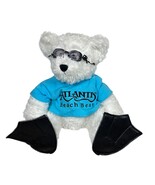 Vtg Atlantis Beach Bear Paradise Island Plush Stuffed White w/Goggles Fl... - $919.17 MXN