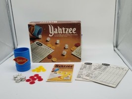 Vintage 1978 E.S. Lowe Milton Bradley Yahtzee Family Board Game 5 dice & shaker - $21.65