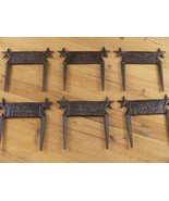 6 Cast Iron Texas Bullshit Boot Scraper Ground Stake Lawn Garden Wholesa... - $68.43 CAD
