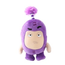 ODDBODS Plush Cartoon JEFF Cute Plushies 7&quot; Toy Action Figure Purple Doll - £11.74 GBP