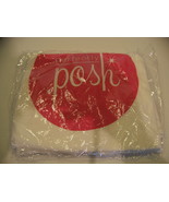 PERFECTLY POSH LARGE WHITE TEE T SHIRT - $257.12 MXN