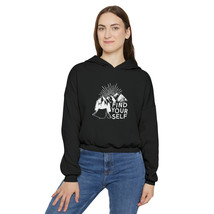 Women&#39;s Black Cinched Bottom Hoodie: Cozy and Casual - £49.69 GBP
