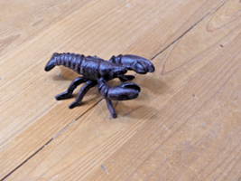 Crawfish Crawdad Figure Cast Iron Figurine Paperweight Lobster Cajun Decor - $14.49