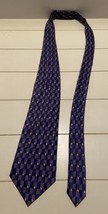 Blue Abstract Geometric Necktie - £5.88 GBP