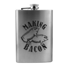 8oz Making Bacon Flask L1 - $21.55