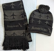 American Airlines Limited Edition Scarf &amp; Beanie Set, New - $49.95