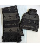American Airlines Limited Edition Scarf &amp; Beanie Set, New - $49.95