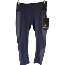 90 Degree By Reflex Prove Them Wrong Capri Leggings S Gunmetal Gray CW66... - $9.89