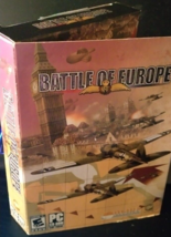 Battle Of Europe - Classic Wwii Aerial Dogfighting Game Pc Box And Game Used - £15.63 GBP