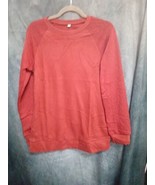 Womans Unbranded Burnt Red Orange Long-Sleeve Shirt Sz S 89BxEARE - £22.94 GBP