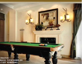 2-Lights Nordic Deer Antler Home Living Room Dining Wall Sconce Light Fixture - £157.74 GBP