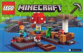 Instruction Book Only For LEGO MINECRAFT  The Mushroom Island 21129 - £5.10 GBP