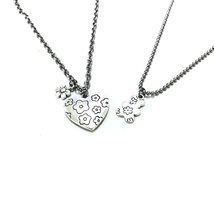 2pcs Jewelry Accessories Alloy Bear Letters Necklace Love Flower Clavicle Chain  - $10.55