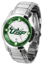 South Florida Bulls USF Mens Titan Steel Watch - £133.76 GBP