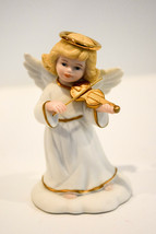 Magical Melody  Angel With Violin  Bronson Collectibles Porcelain Classi... - £9.60 GBP