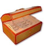 Royal Jamaican Gold Rattan Humidor - $379.01 CAD